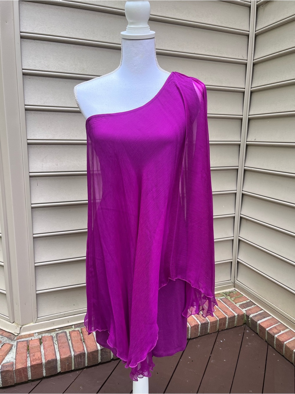 Analili One-Shoulder Dress- One Size